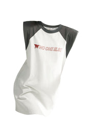 Noe Raglan Sleeveless Mini T-Shirt