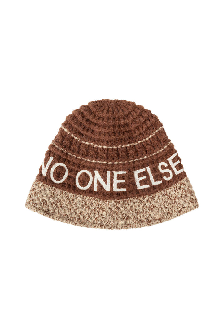 Lettering Embroidery Beanie