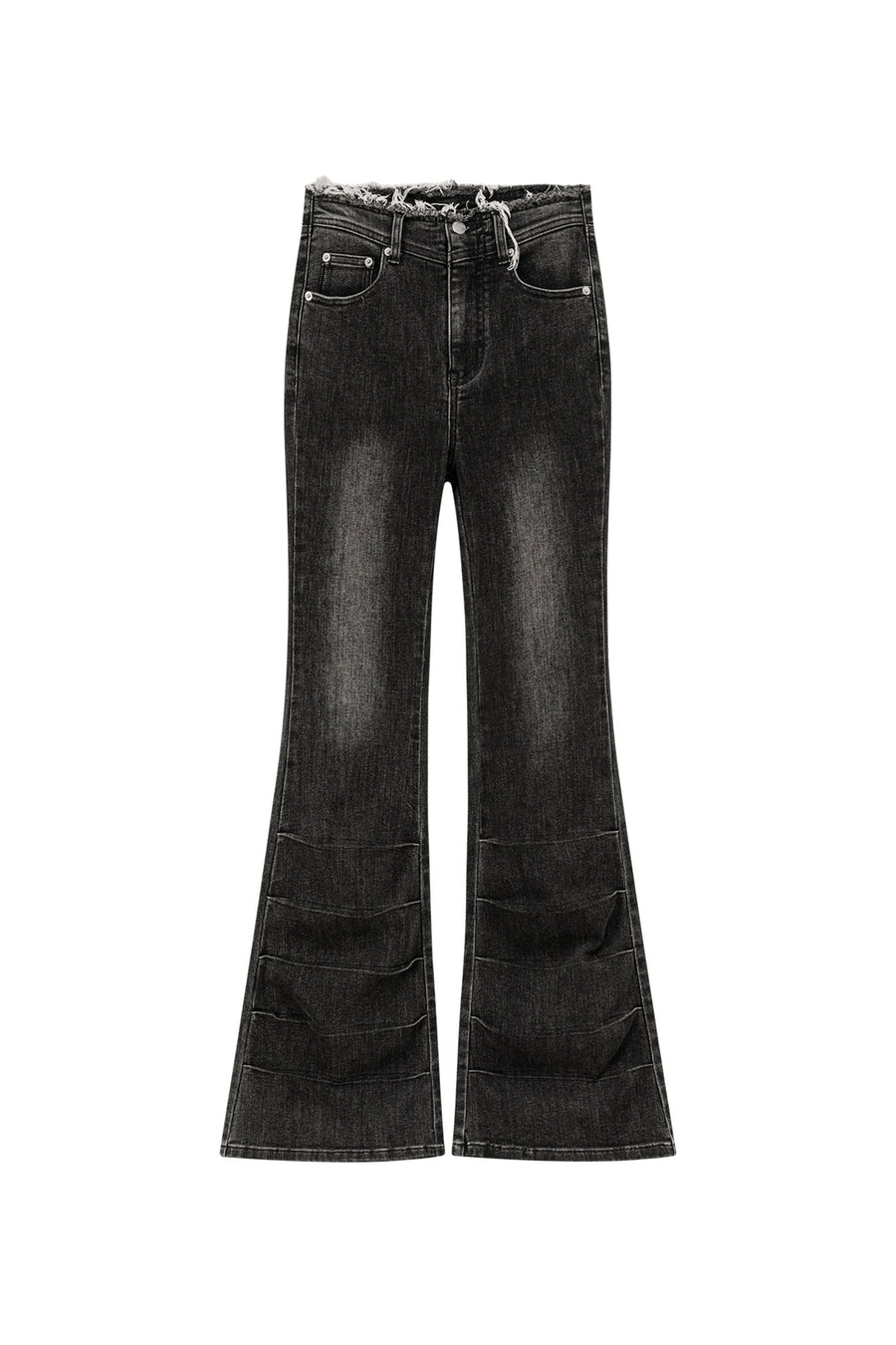 CHUU High Waist Semi Bootcut Jeans