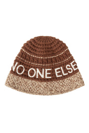 Lettering Embroidery Beanie