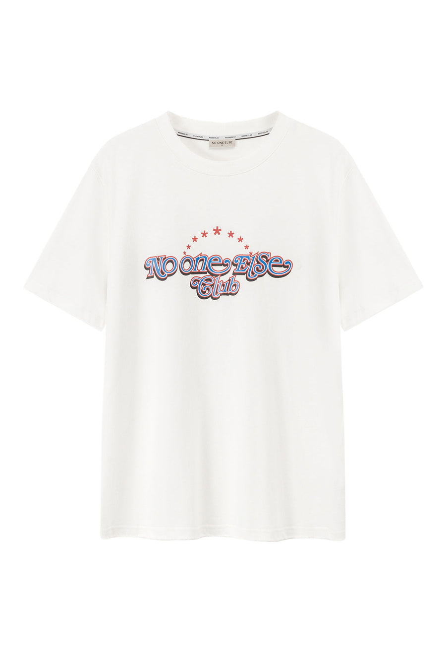 CHUU Noe Stars Printed Boxy Short Sleeve T-Shirt