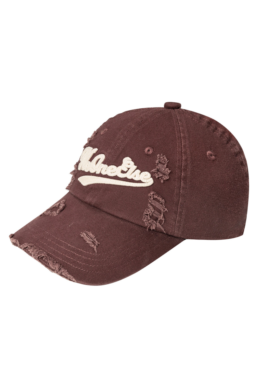 Distressed Lettering Ball Cap
