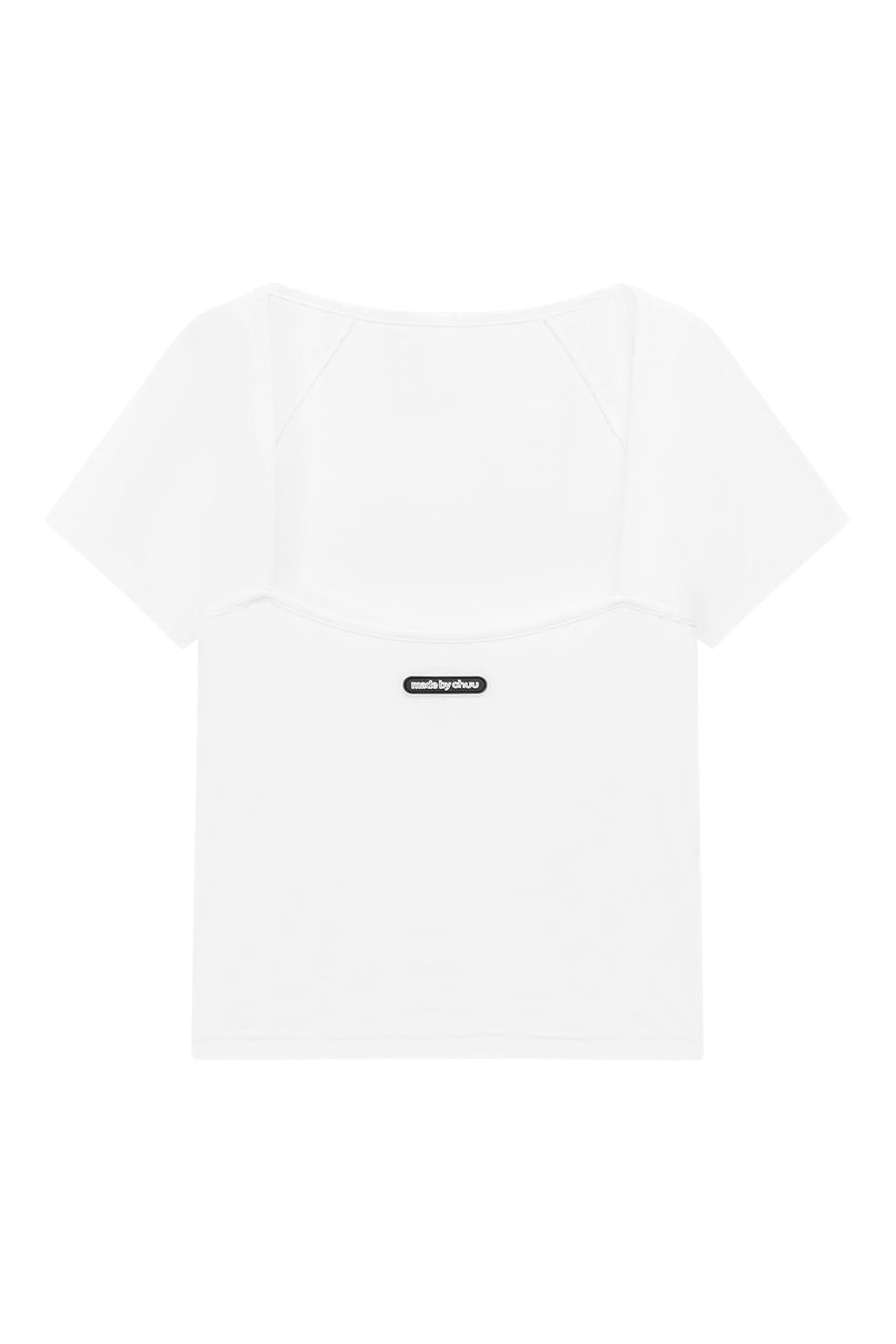 CHUU Slim Square Neck T-Shirt