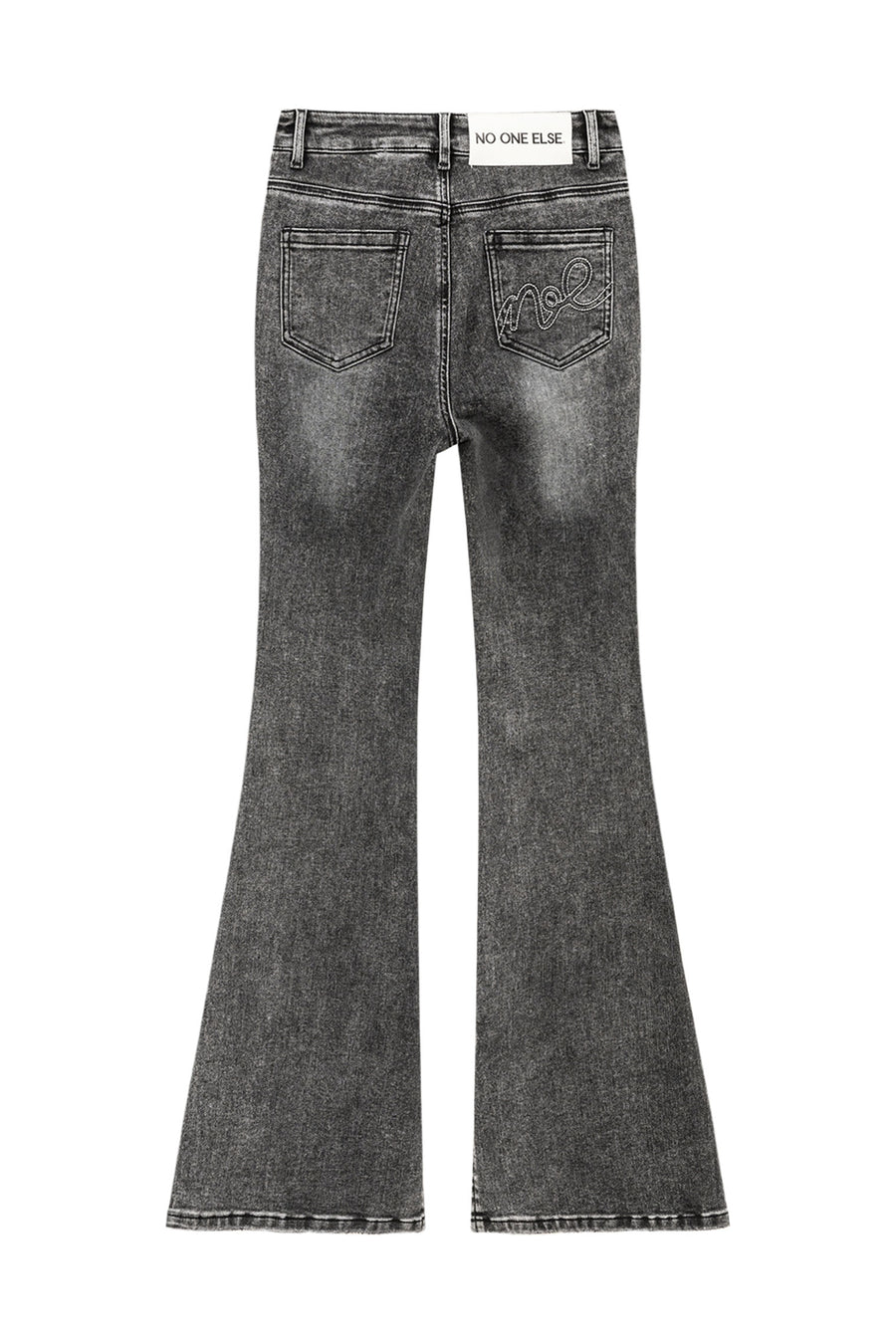 Washed Bootcut Denim Jeans