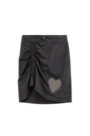 High Waist Side String Heart Skirt
