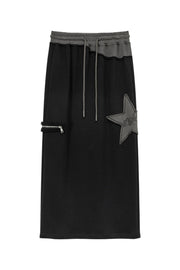Star Color Long Skirt