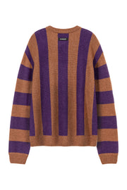Vintage Color Scheme Stripe Knit Sweater