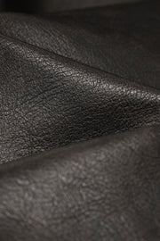 Leather Back Logo Jacket