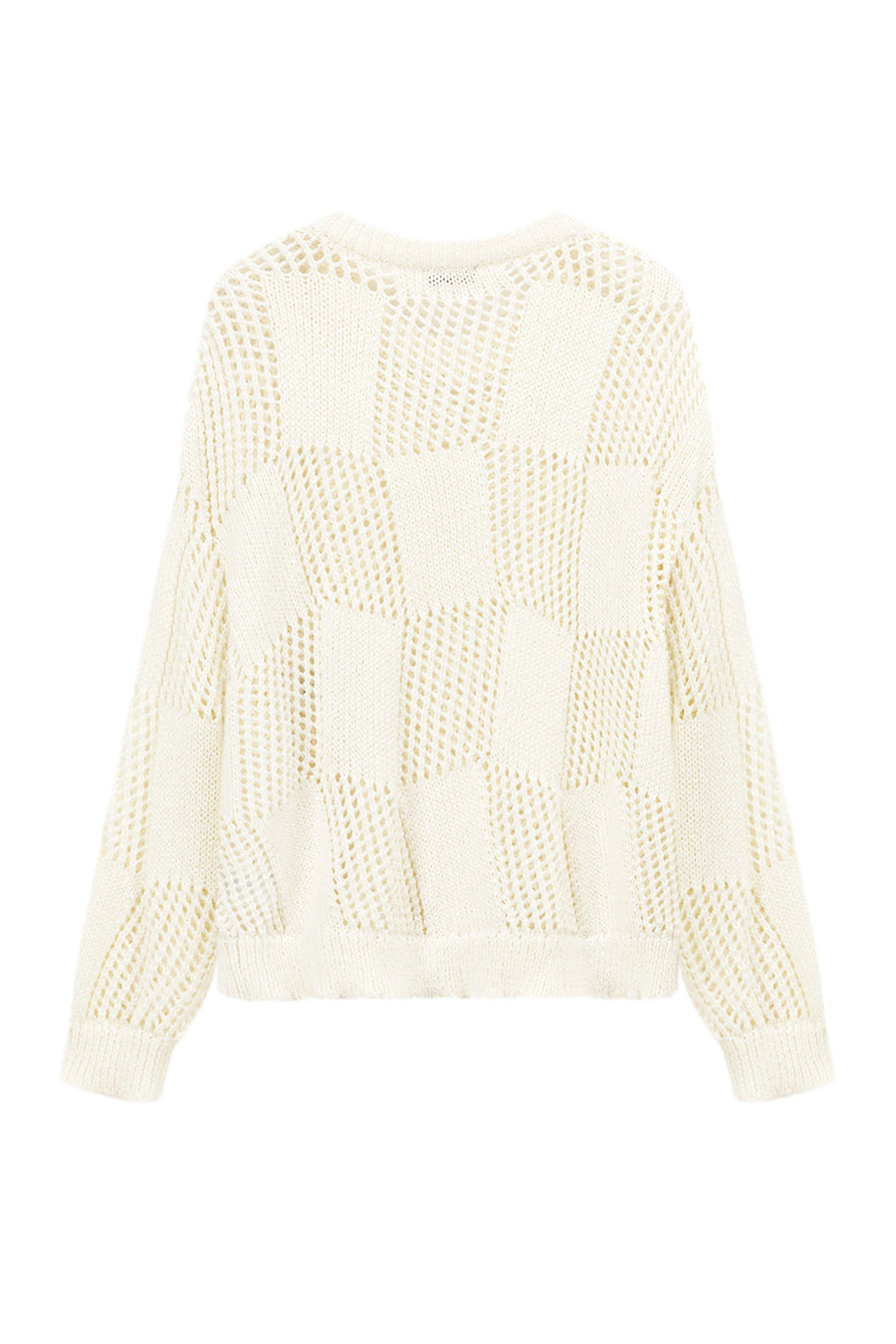 CHUU Knitted Design Slit Sweater
