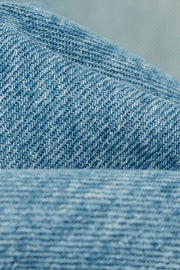 Front Pocket Design Wide Straight Denim Jeans