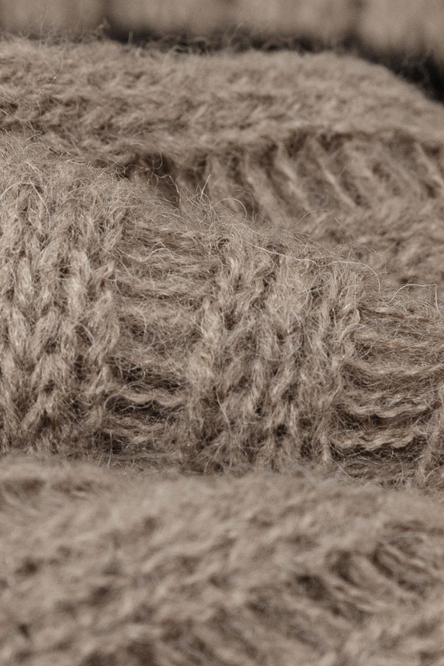Slit Stripe Knit Long Sweater