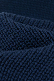 Color Combination Knit Zip-Up