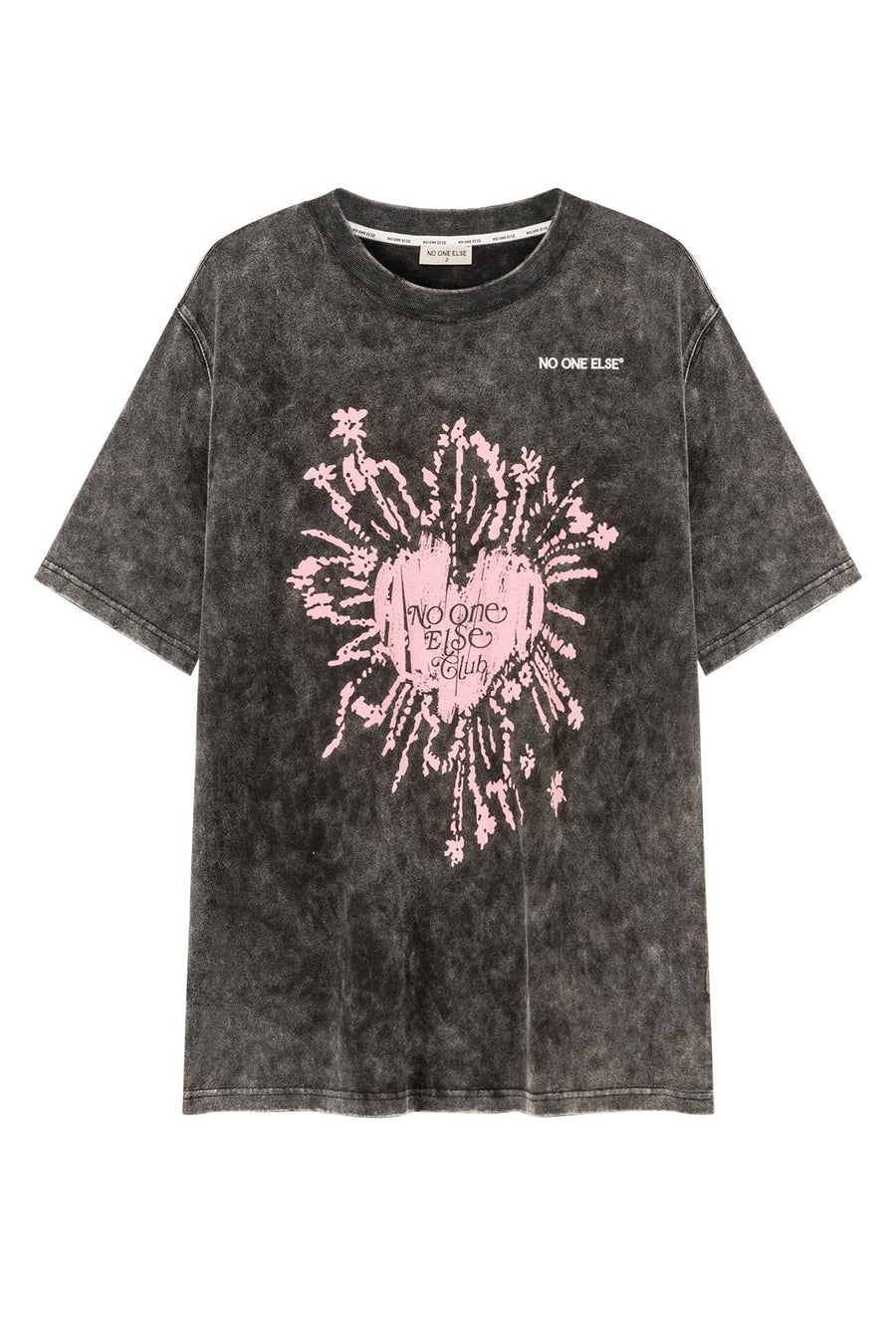 Vintage Heart Print Loose Fit T-Shirt