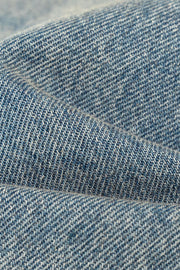 Double Button Vintage Bootcut Denim Jeans