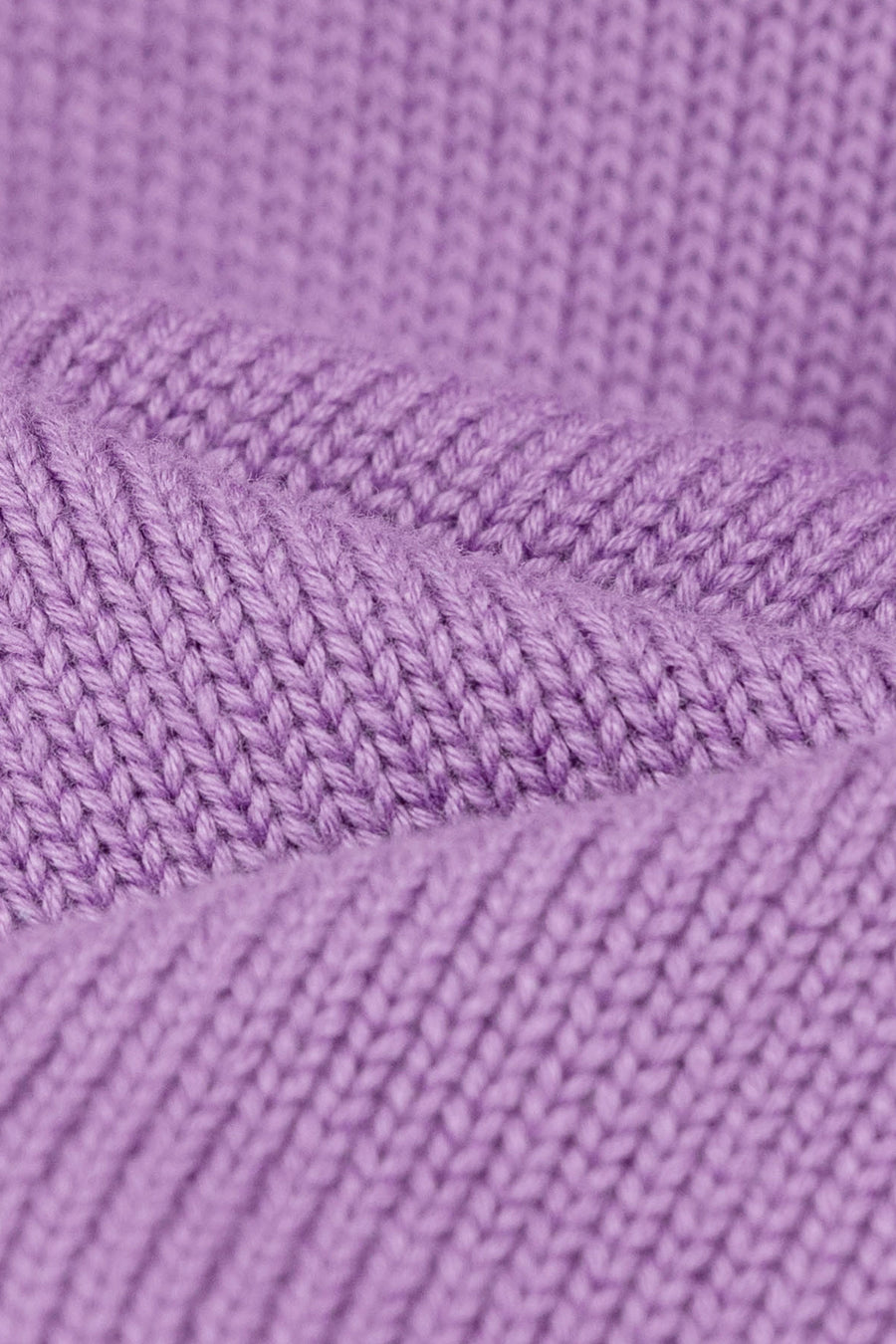 CHUU Distressed Logo Solid Crop Knit Sweater