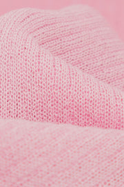 Slit Colorblocked Line Knit Top