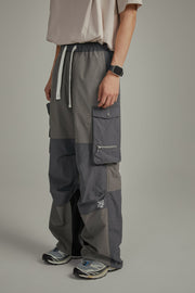 Color Matching Cargo Pants