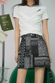 Born To Have Style Paisley Skirt
