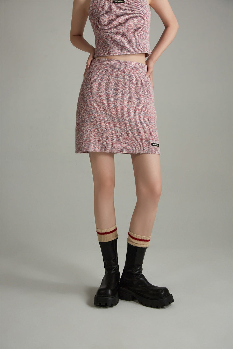 CHUU A-Line Knit Skirt