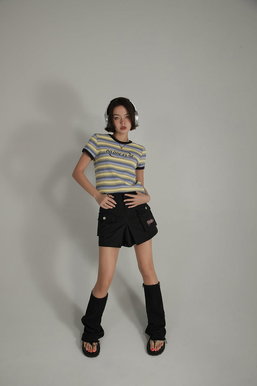 CHUU Cargo Pocket Mini Skirt
