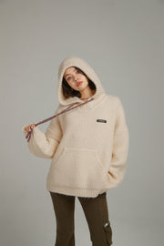 Daily Loose Fit Knit Hoodie