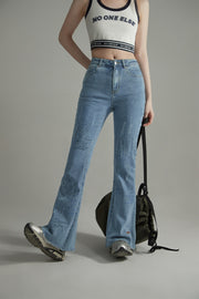 Slim Bootcut Denim Jeans