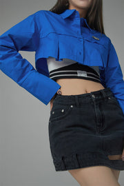 Loose Fit Cropped Shirt
