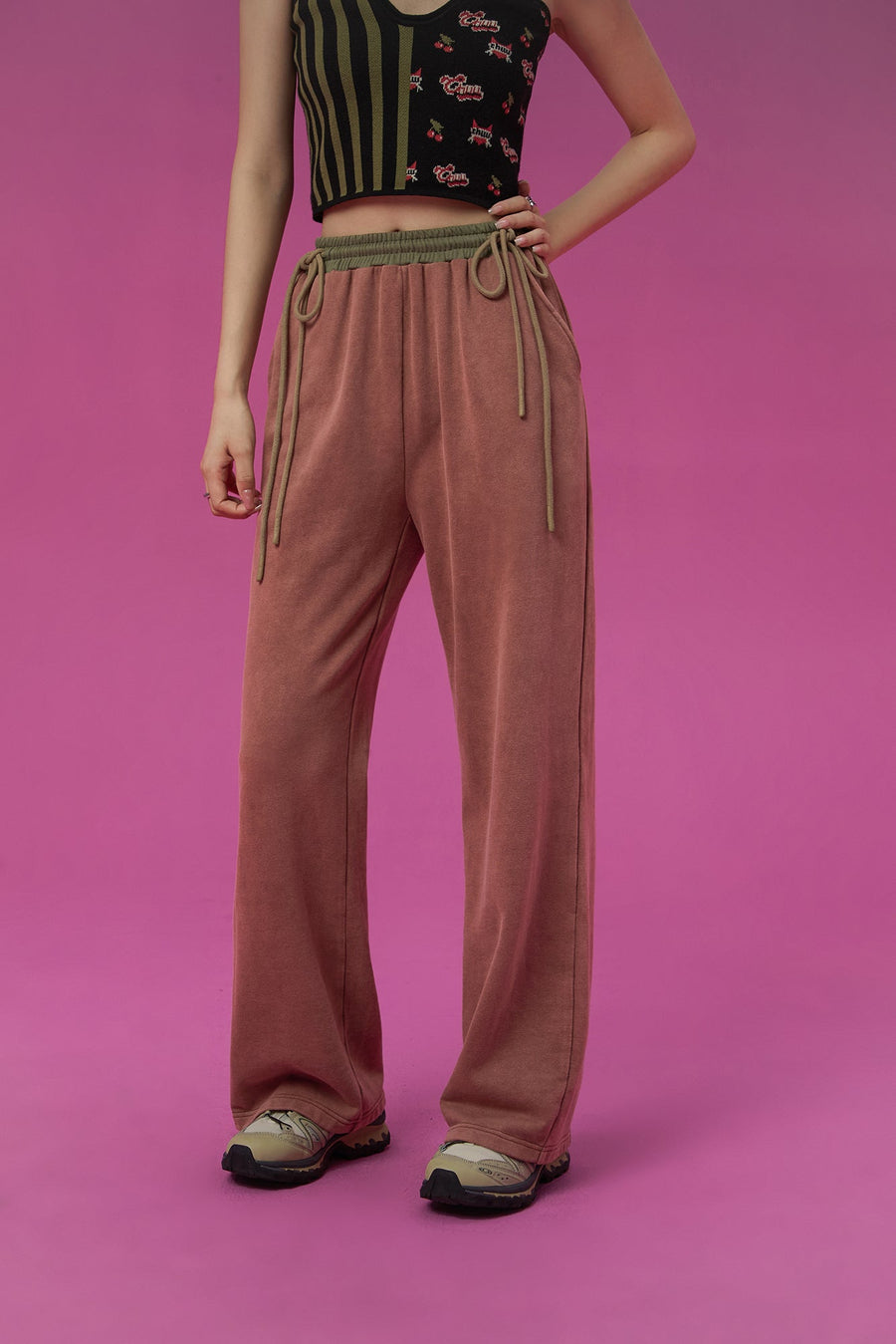 String Casual Pants