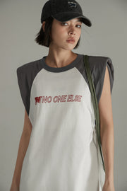 Noe Raglan Sleeveless Mini T-Shirt