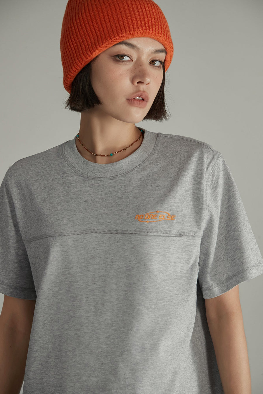 CHUU Letter Color Loose Fit  T-Shirt