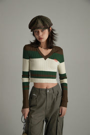 School Of Wizardry Ribbed V-Neck Sweater