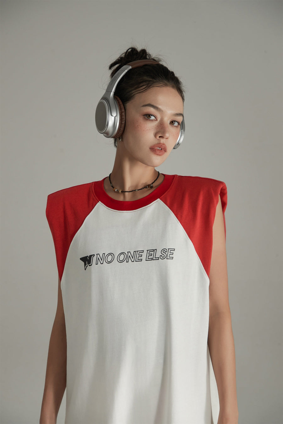 CHUU Noe Raglan Sleeveless Mini T-Shirt