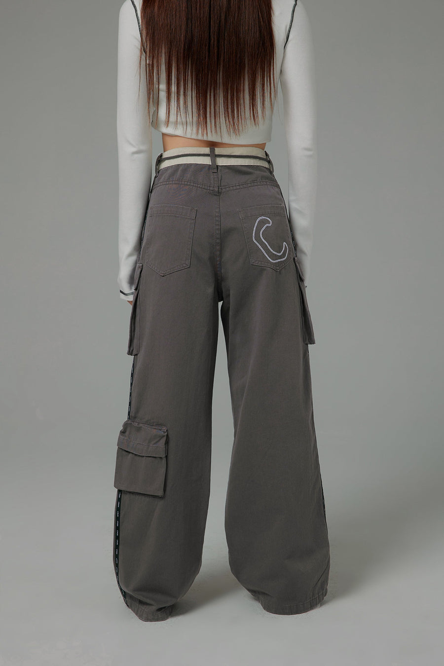 CHUU String Belted Cargo Pants