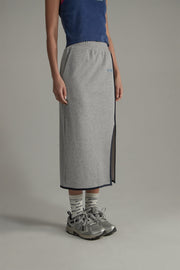 Side Slit Long Sport Skirt