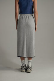 Side Slit Long Sport Skirt