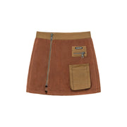Pocket Fleece Mini Skirt