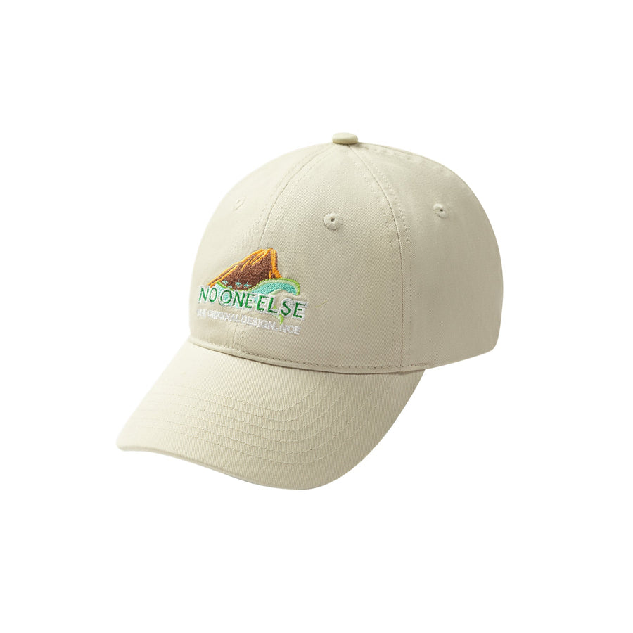 CHUU Mountain Embroidered Ball Cap Hat