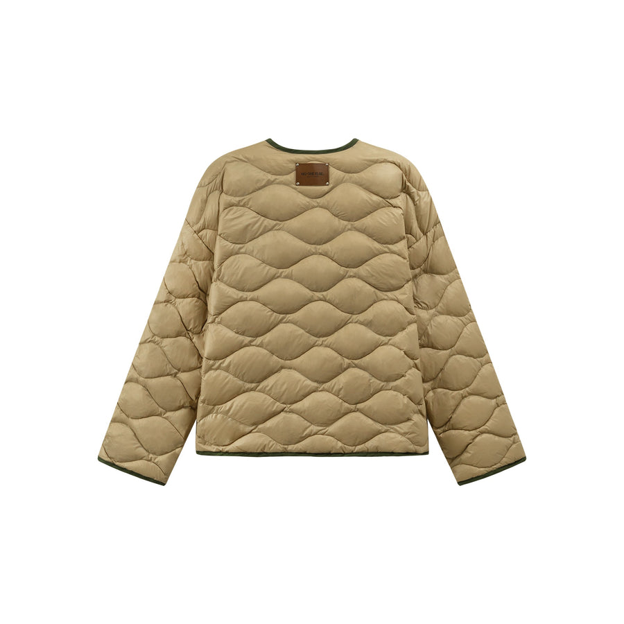 Wave Quilting Padded Jacket