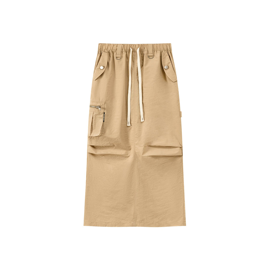 String Pocket Cargo Skirt