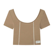 Simple Line Short-Sleeve T-Shirt