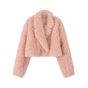 Soft Girl Life Collar Fleece Jacket